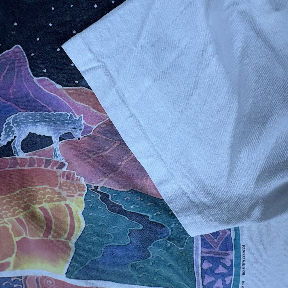 vintage jim morris environmental wolf single stitch nature t shirt size XL CLEAN - Picture 5 of 9